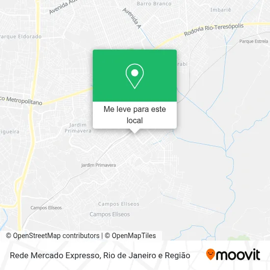 Rede Mercado Expresso mapa