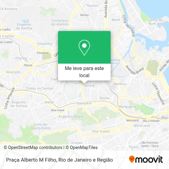 Praça Alberto M Filho mapa