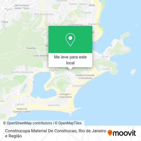 Construcopa Material De Construcao mapa