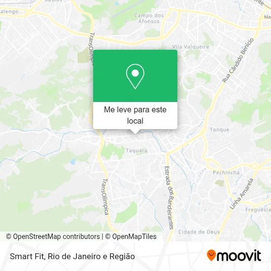 Smart Fit mapa