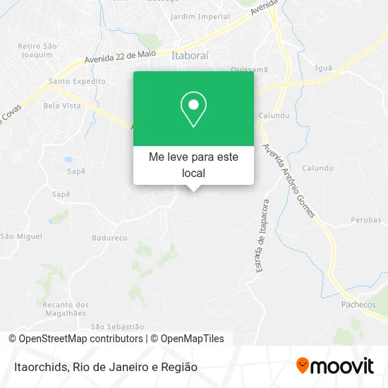 Itaorchids mapa