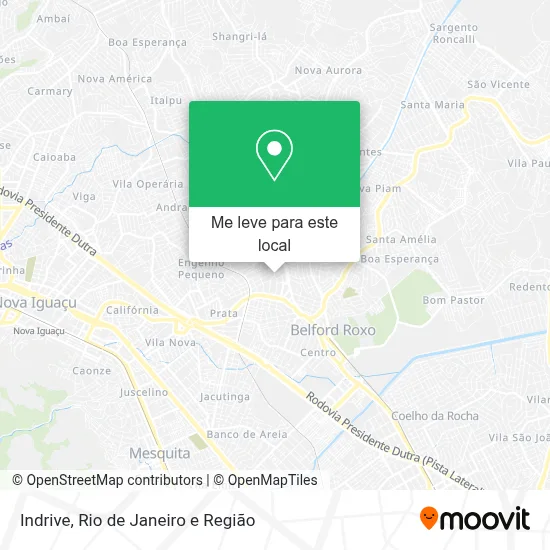Indrive mapa