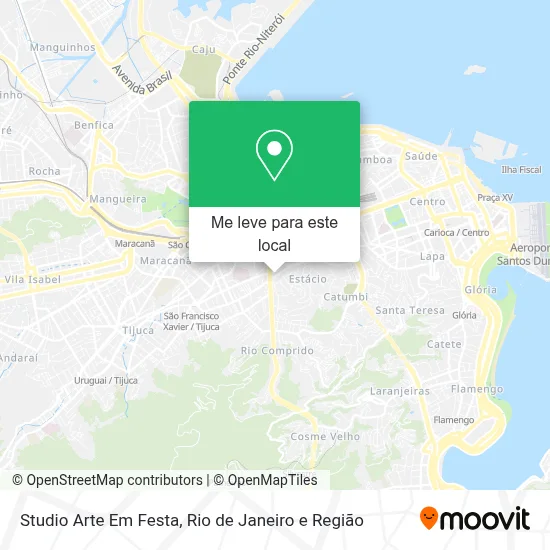 Studio Arte Em Festa mapa