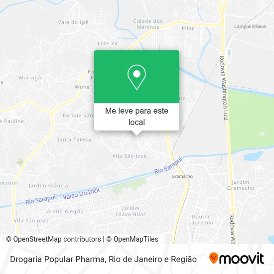 Drogaria Popular Pharma mapa