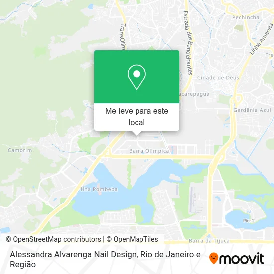 Alessandra Alvarenga Nail Design mapa