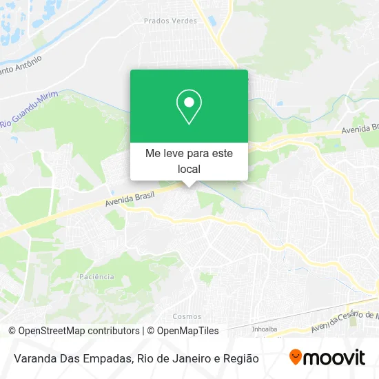 Varanda Das Empadas mapa