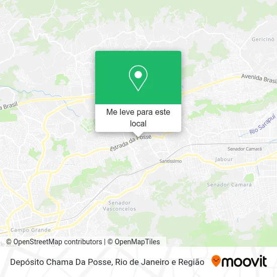 Depósito Chama Da Posse mapa