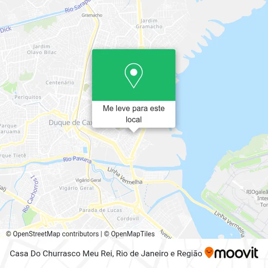 Casa Do Churrasco Meu Rei mapa