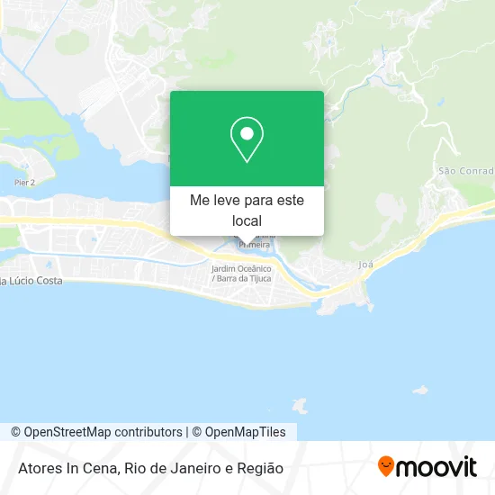 Atores In Cena mapa