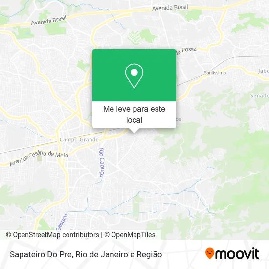 Sapateiro Do Pre mapa