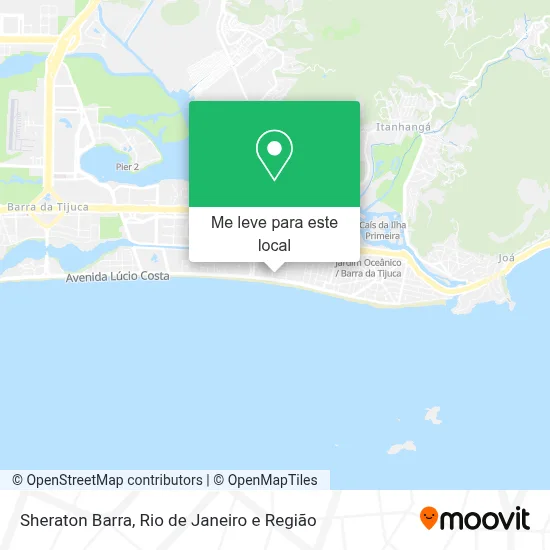 Sheraton Barra mapa