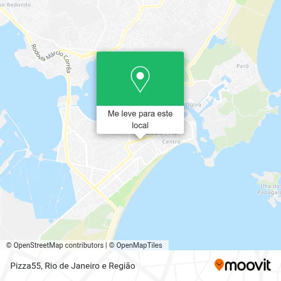 Pizza55 mapa