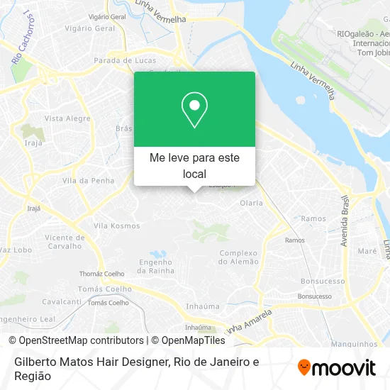 Gilberto Matos Hair Designer mapa