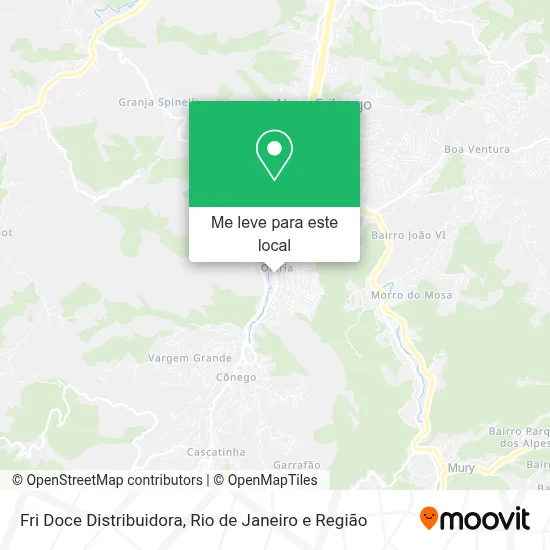 Fri Doce Distribuidora mapa