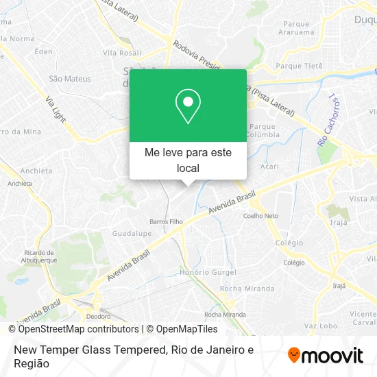 New Temper Glass Tempered mapa
