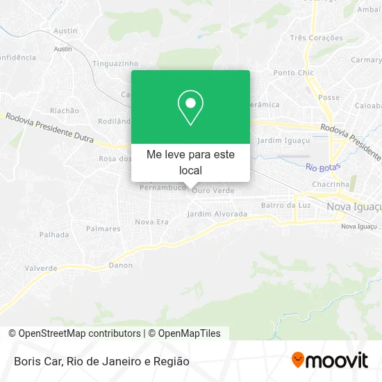 Boris Car mapa
