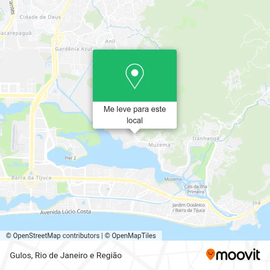 Gulos mapa