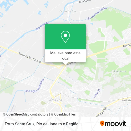 Extra Santa Cruz mapa