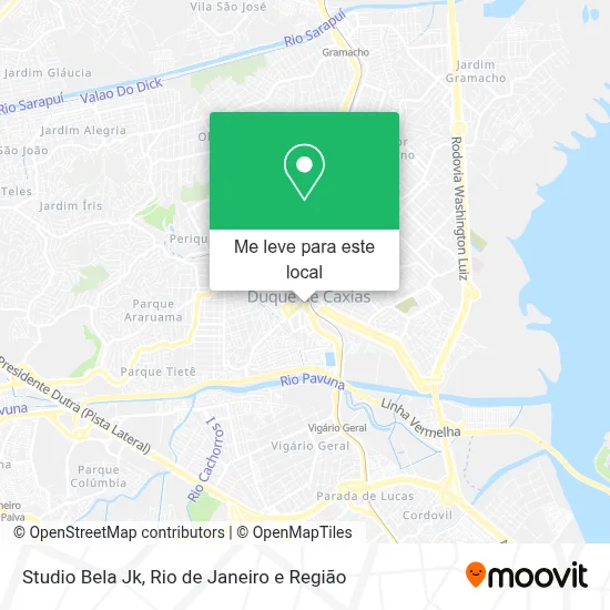 Studio Bela Jk mapa