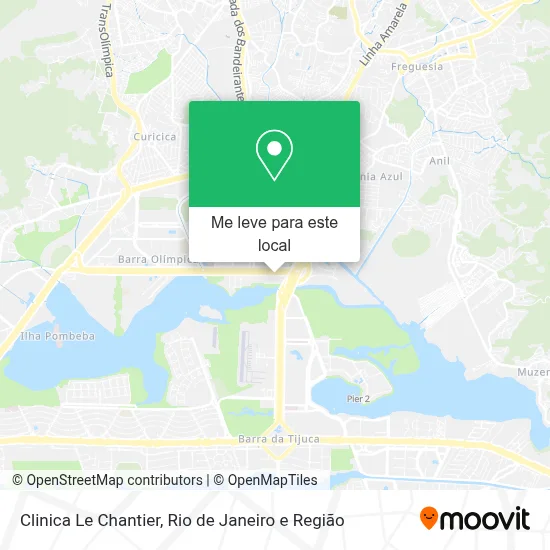 Clinica Le Chantier mapa