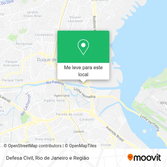 Defesa Civil mapa