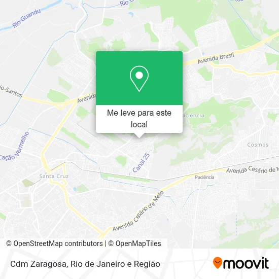 Cdm Zaragosa mapa