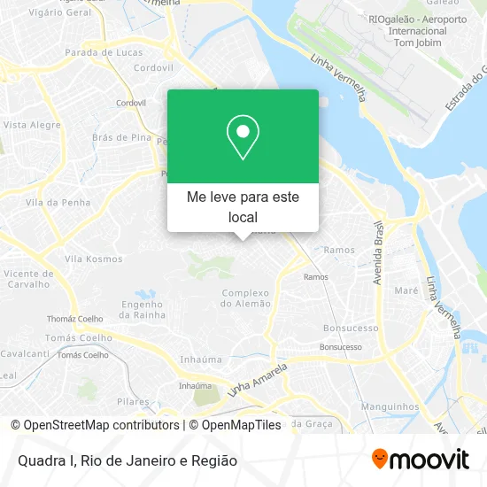 Quadra I mapa