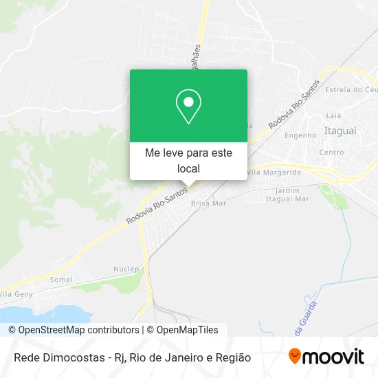 Rede Dimocostas - Rj mapa