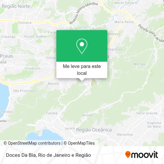 Doces Da Bia mapa