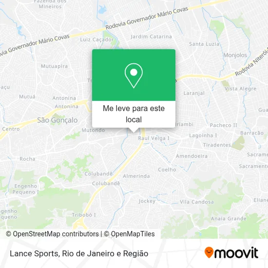 Lance Sports mapa