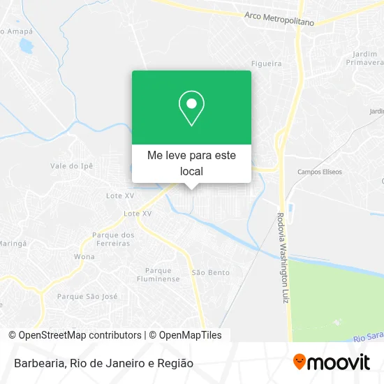 Barbearia mapa