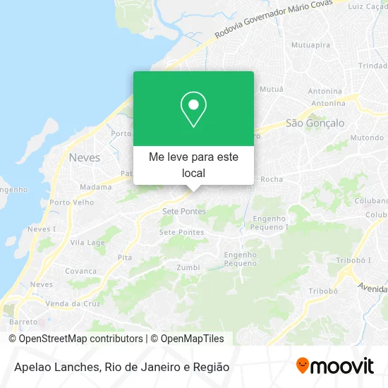 Apelao Lanches mapa