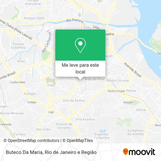 Buteco Da Maria mapa