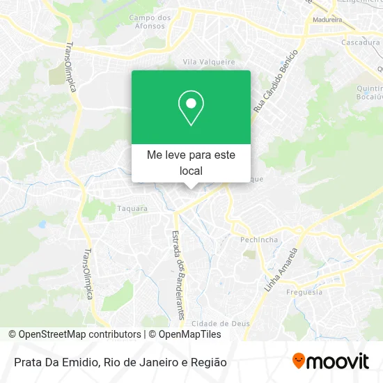 Prata Da Emidio mapa