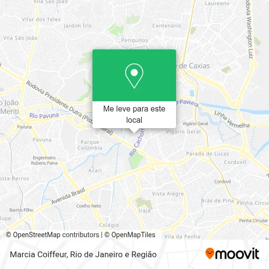 Marcia Coiffeur mapa