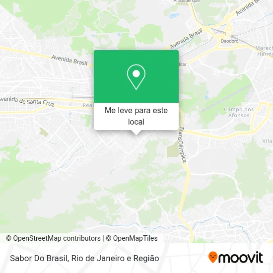 Sabor Do Brasil mapa