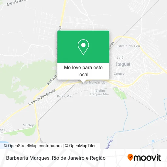 Barbearia Marques mapa