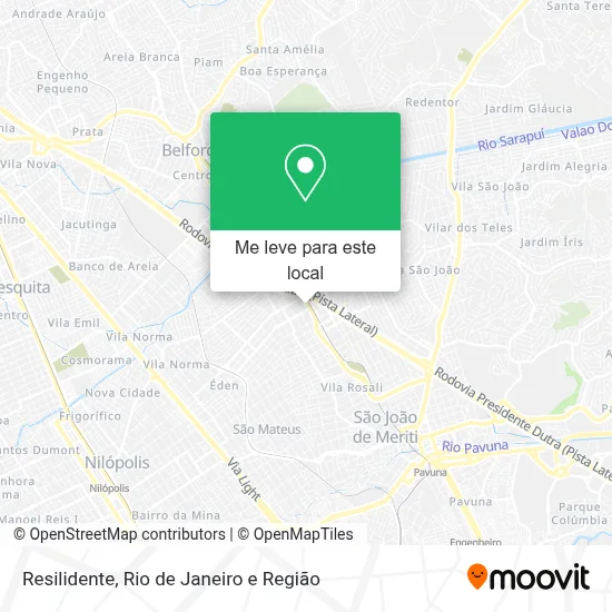 Resilidente mapa