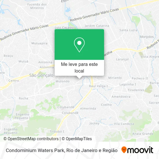 Condominium Waters Park mapa
