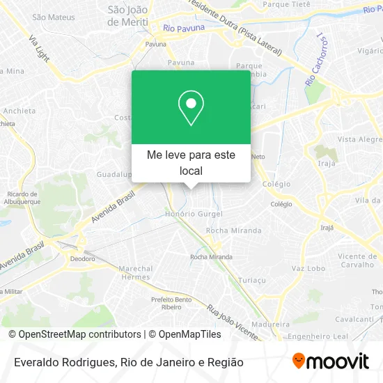 Everaldo Rodrigues mapa