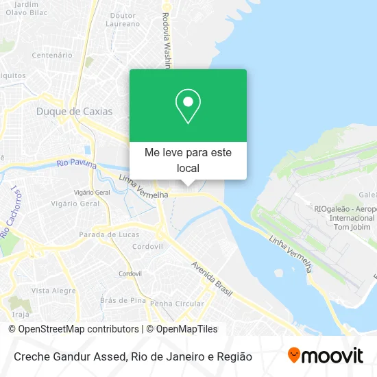 Creche Gandur Assed mapa
