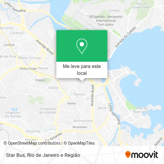 Star Bus mapa