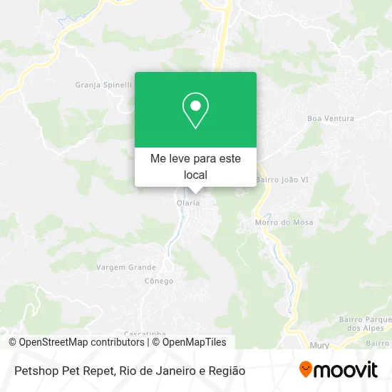 Petshop Pet Repet mapa