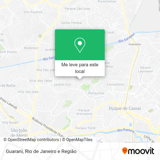 Guarani mapa