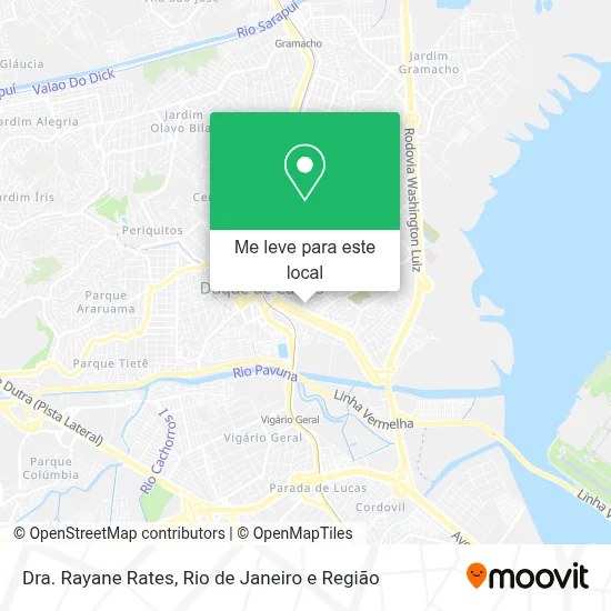 Dra. Rayane Rates mapa