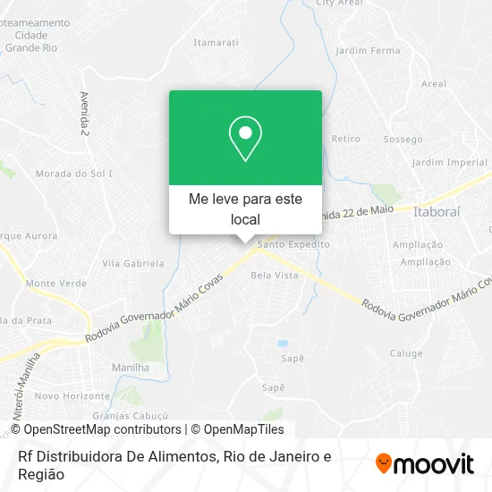 Rf Distribuidora De Alimentos mapa