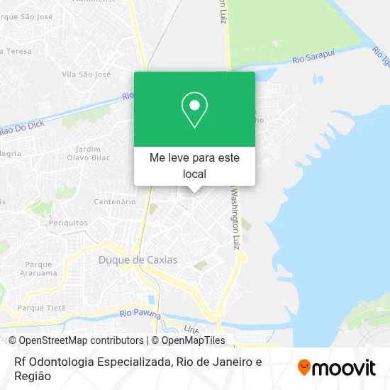 Rf Odontologia Especializada mapa