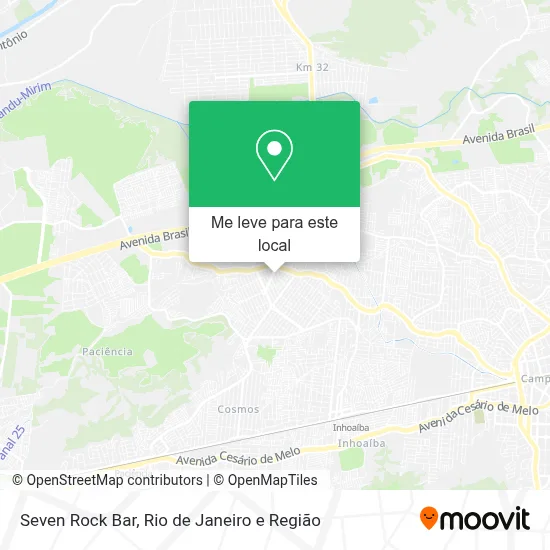 Seven Rock Bar mapa