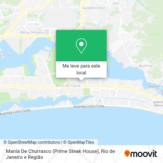Mania De Churrasco (Prime Steak House) mapa