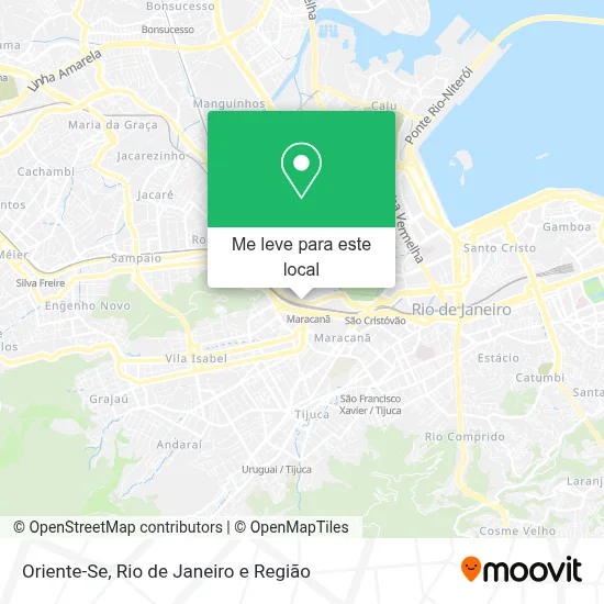 Oriente-Se mapa